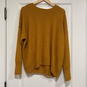 Vince Camuto Mustard Crew Neck Sweater